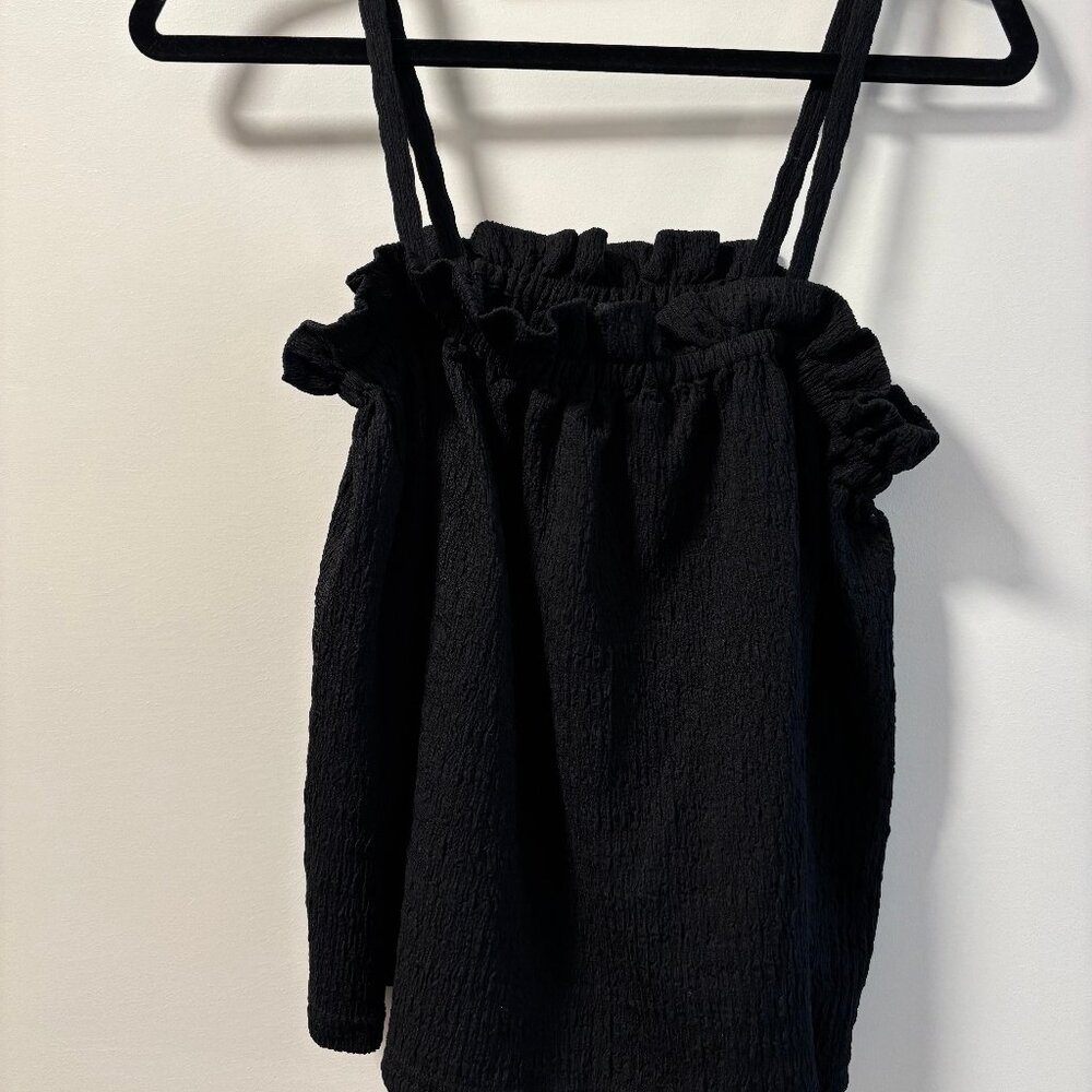Anthropologie black tank top